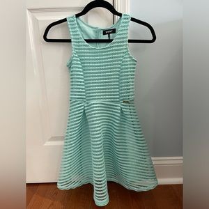 Like new DKNY girls eyelit dress, size 10